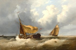Fishermen at Sea by Henry King Taylor